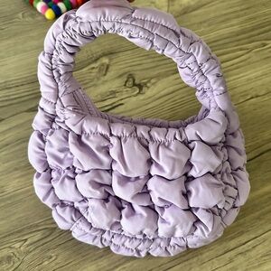 COS Quilted Micro Bag in Lilac